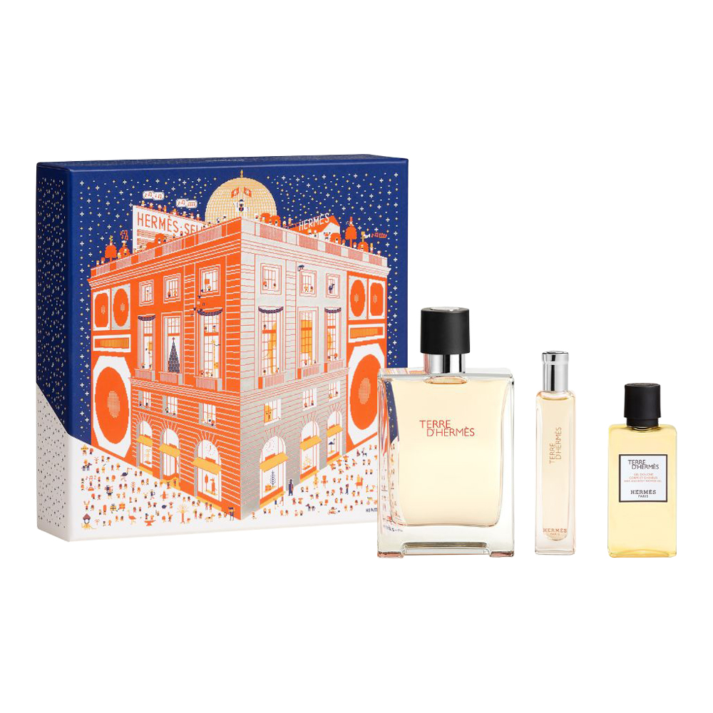 1_Product_3346130022893-Herms-Terre-DHermes-Eau-De-Toilette-_18032a75dc396a20a10a6ad90f1a7280aa2a0ec4_1762841918.png Terre D'Hermes Eau De Toilette Gift Set (Holiday Limited Edition 2025) - Image 1