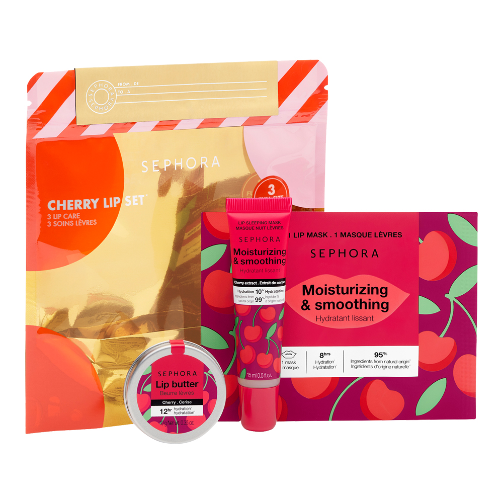 1_Product_3378872259718-Sephora-Collection-Cherry-Lip-Set-Ho_34074bdb8c5d5a6c5754c3817f2b1e7538e10624_1761130041.png Cherry Lip Set (Holiday Limited Edition) - Image 1