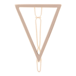 Metal Triangle Barrette