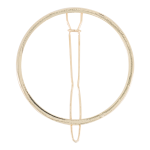 Round Metal Barrette