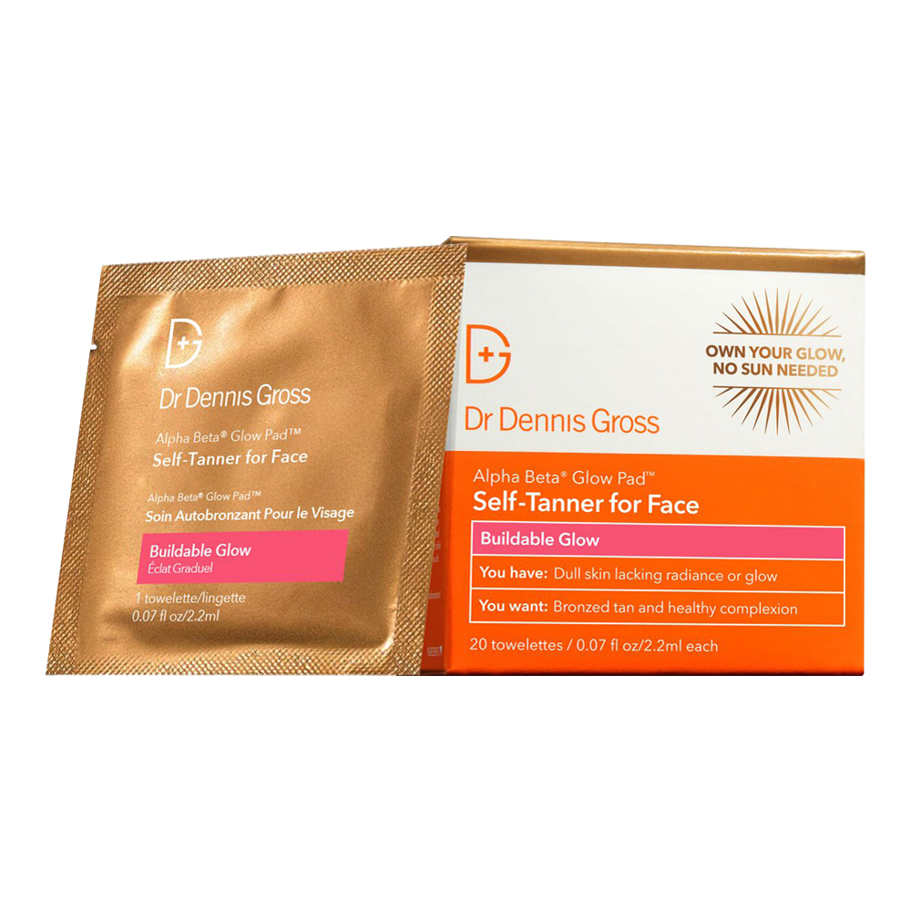 1_Product_695866585718-Dr-Dennis-Gross-Alpha-Beta-Glow-Pad-S_2f75d6772a25ab348444313d62d19afd11e9f3f4_1773647214.png Alpha Beta® Glow Pad Self Tanner For Face - Image 1