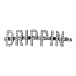 Kitsch x Justine Marjan Rhinestone "Drippin" Bobby Pin