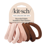 Rosewood Seamless Hair Elastics 8 PCs Set