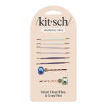 Garden Bouquet Cloud & Gem Bobby Pins 8 PCs Set