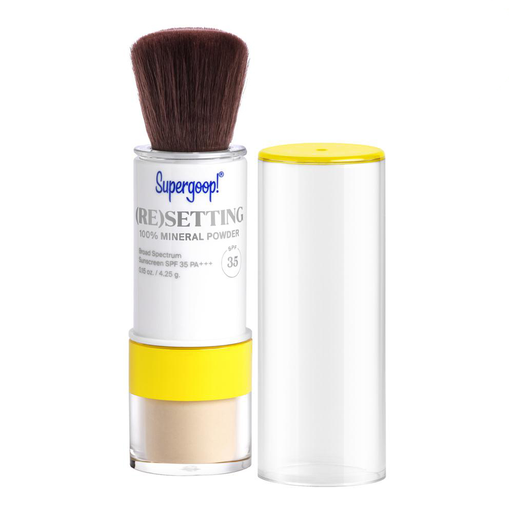 1_Product_816218023867-Supergoop-Re-setting-100-Mineral-Powd_f5209e11b4114ffd68cb6047d1d2d0698fd89cba_1708931172.png (Re)setting 100% Mineral Powder Broad Spectrum Sunscreen SPF 35 PA+++ - Image 1