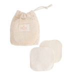 7 Reusable Makeup Remover Pads + Laundry Bag - Image 2