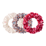 3 Large Pure Silk Scrunchies Set - Midsummer (Limited Edition) - Image 2