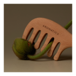 Comb Shaped Wooden Scalp Massager - Image 2