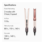 Airstrait™ Straightener (Ceramic Pink/Rose Gold) - Image 8