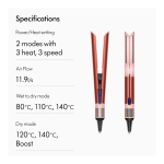 Airstrait™ Straightener (Strawberry Bronze/Blush Pink Limited Edition) - Image 8
