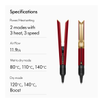 Airstrait™ Straightener (Red Velvet/Gold Limited Edition) - Image 8